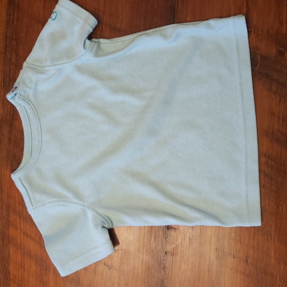 Calvin Klein Jeans 2-Piece T-Shirt and Stripe Canvas Shortalls Set - Picture 6 of 6